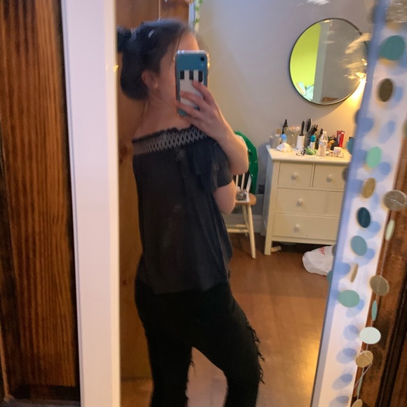 off the shoulder tee - Picture 2 of 3